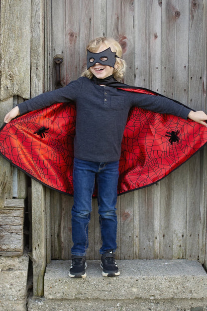 Reversible Spider/Bat Cape & Mask - Little Pickles Toy Store