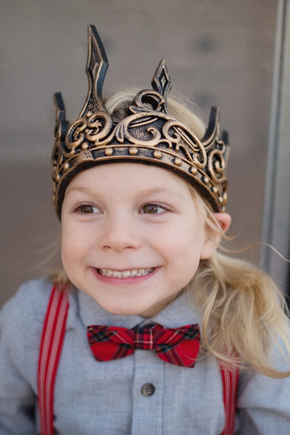 Medieval Crown, Gold/Black - Little Pickles Toy Store