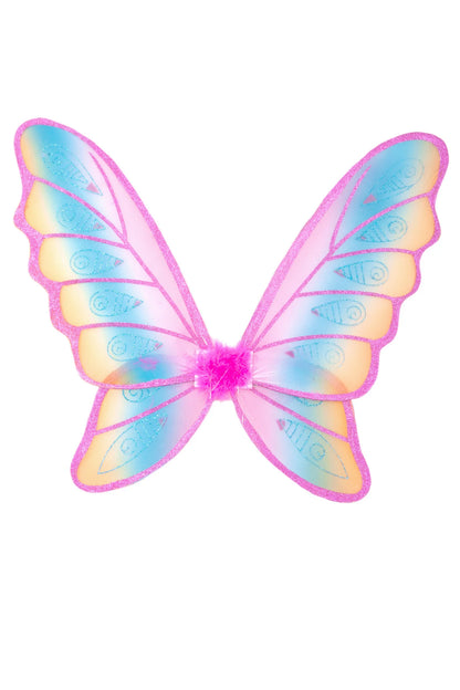 Glitter Rainbow Wings. Multi/Fuchsia - Little Pickles Toy Store