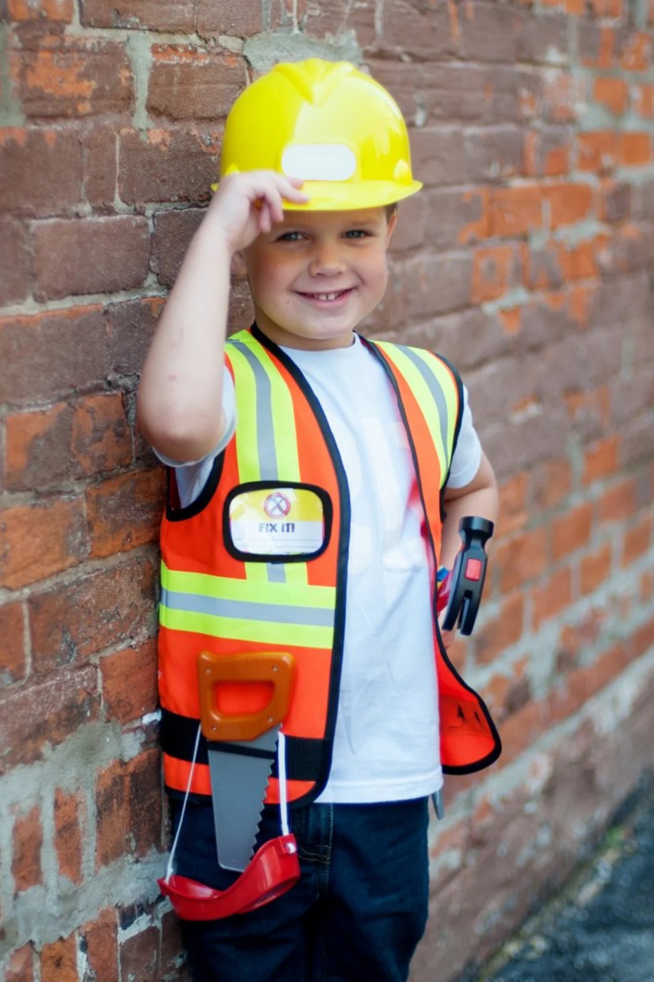 Construction Worker Set, Includes 7 Accessories