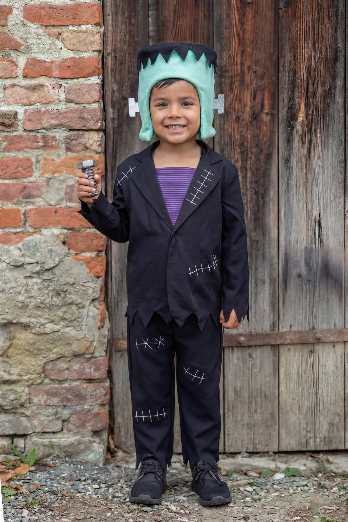 Monster Mash Costume with Top, Pants and Headpiece, 5-6