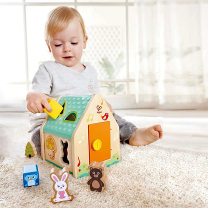 Critter House Shape Sorter - Little Pickles Toy Store