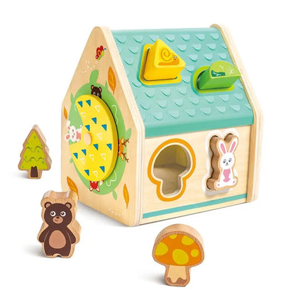 Critter House Shape Sorter - Little Pickles Toy Store