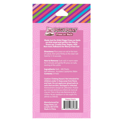 Piggy Paint Happy Hearts Press-On Nails