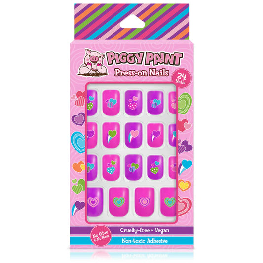 Piggy Paint Happy Hearts Press-On Nails