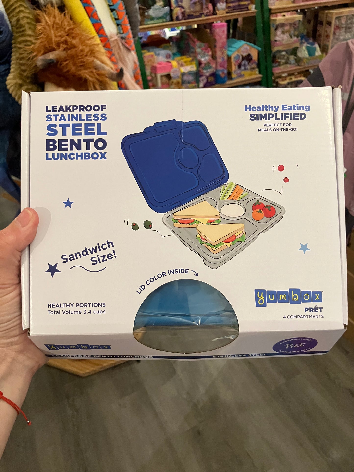 Leakproof  Stainless Steel Bento Lunchbox - Sandwich Size