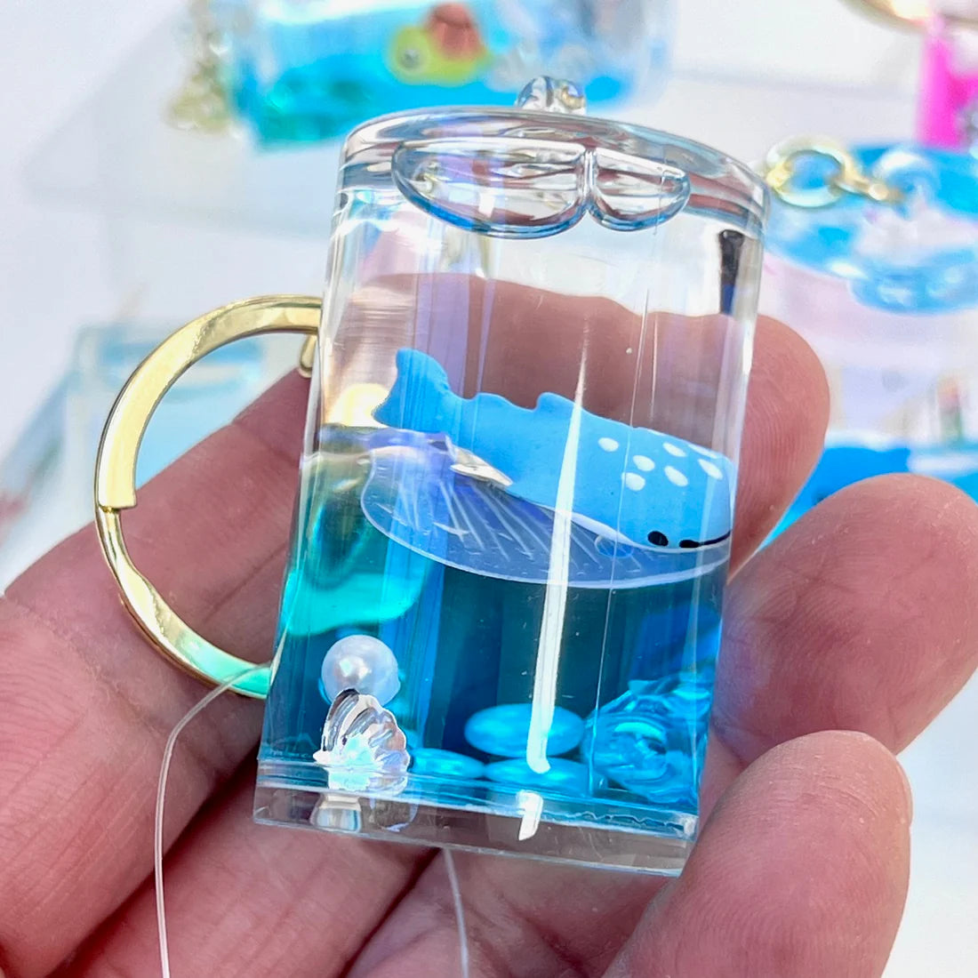 bcmini Marine Life Sea Animals Floaty Key Charm