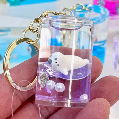 bcmini Marine Life Sea Animals Floaty Key Charm