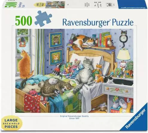 Cat Nap 500 Piece Jigsaw Puzzle