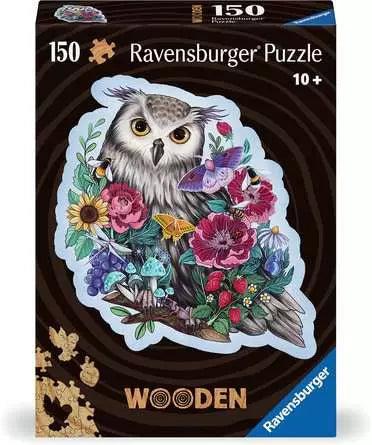 Mysterious Owl 150-Piece Wooden Puzzle