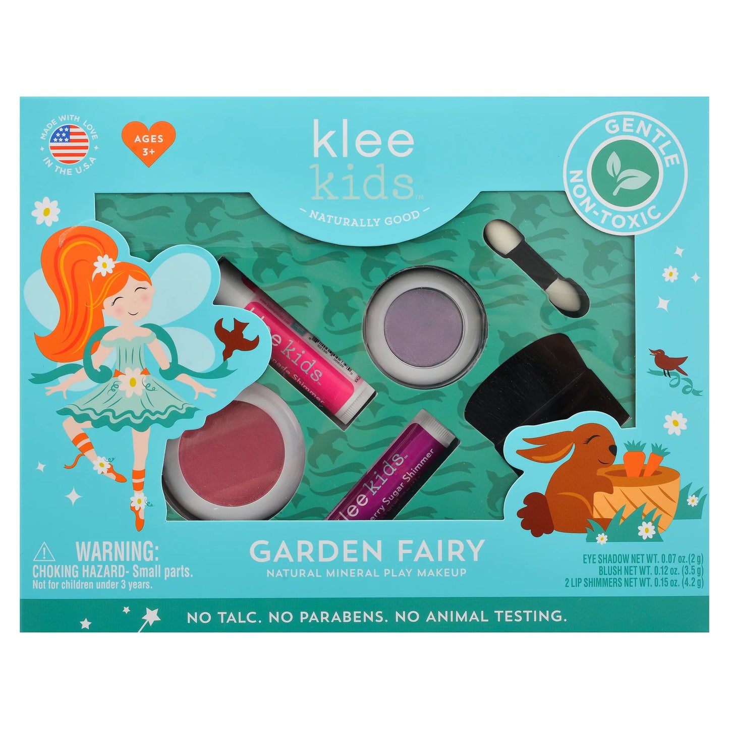 Garden Fairy - Klee Kids Natural Play Makeup 4-Piece Kit