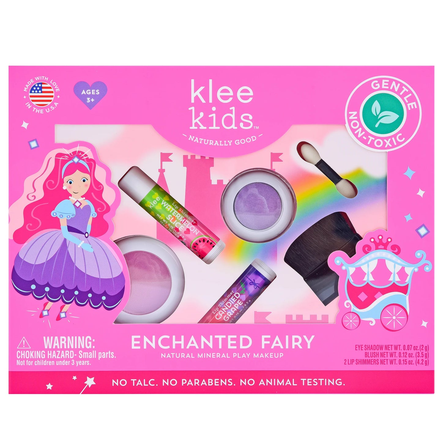 Enchanted Fairy - Klee Kids Natural Play Makeup 4-Piece Kit