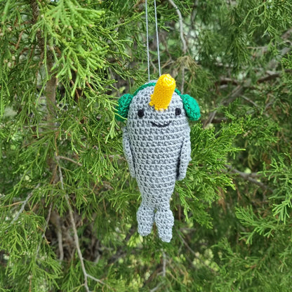 Narwhal Ornament - Little Pickles Toy Store