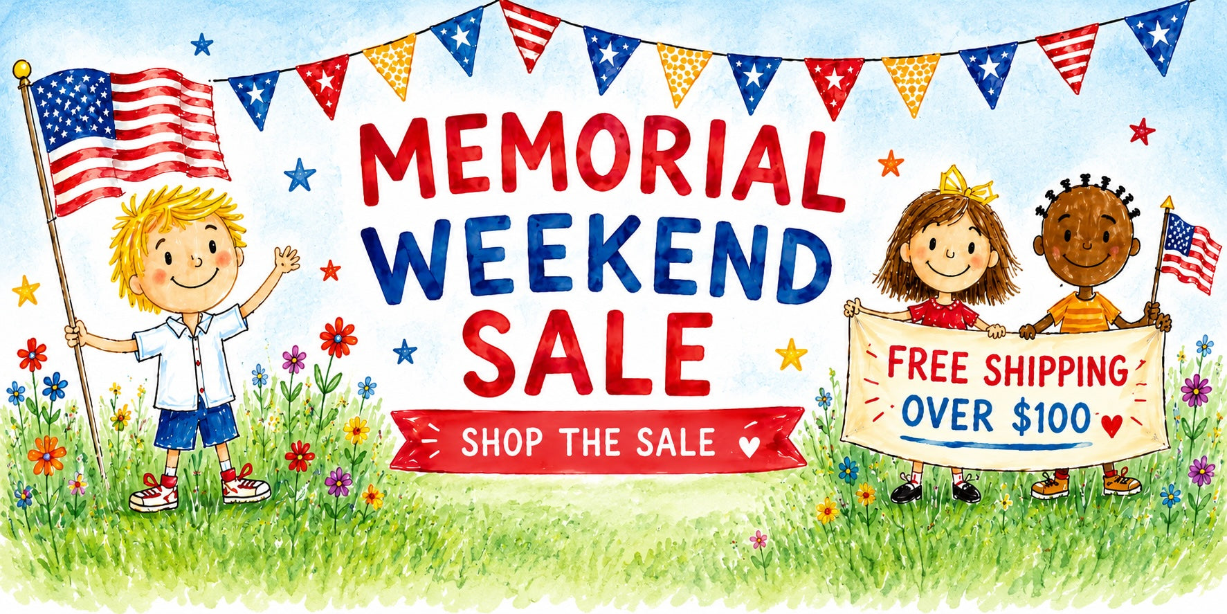 Memorial Weekend Sale. Free shipping over $100. Shop the sale.