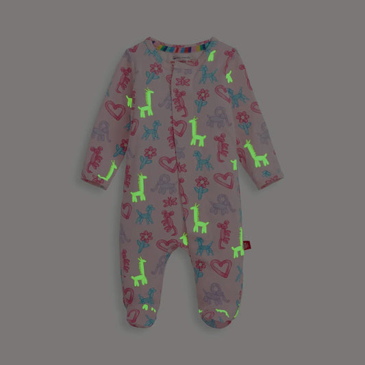 Party Animals Glow-in-the-Dark Modal Footie