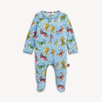 Tiger Kings Footie Baby Outfit