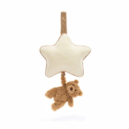 JellyCat Bartholomew Bear Musical Pull - Little Pickles Toy Store