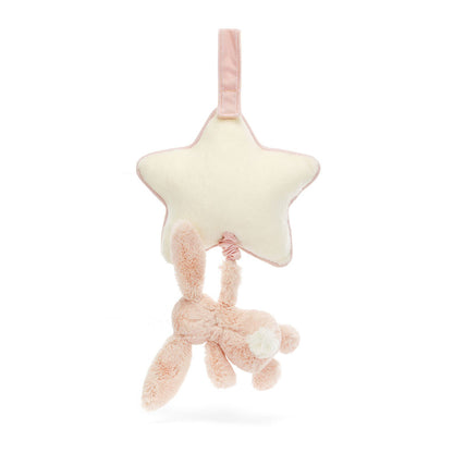 JellyCat Bashful Blush Bunny Musical Pull - Little Pickles Toy Store