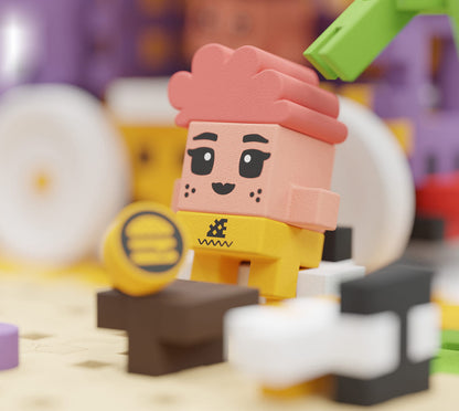Marioinex Mini Waffle City Food Truck - Little Pickles Toy Store
