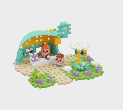 Marioinex Mini Waffle City Cafe - Little Pickles Toy Store