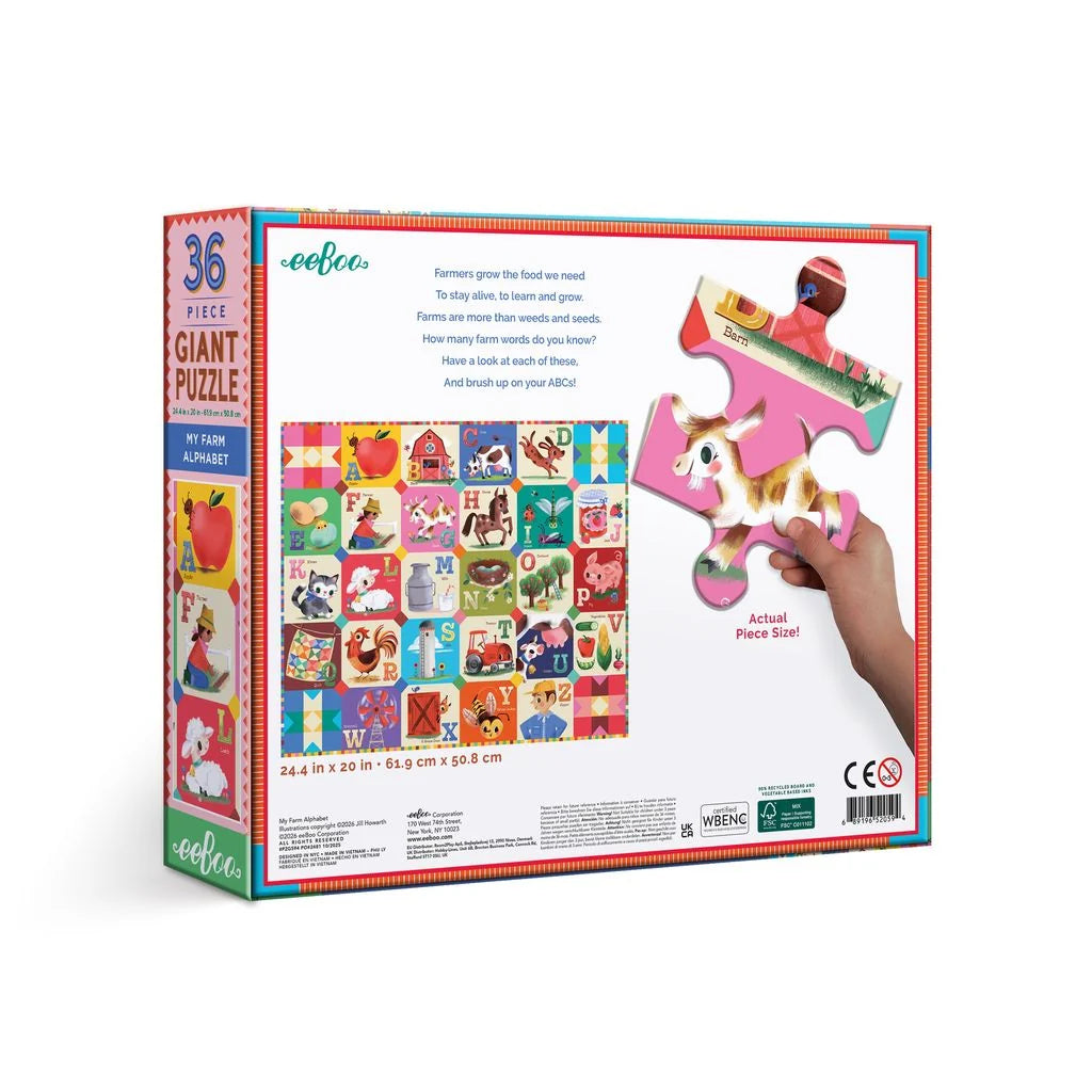 My Farm Alphabet - 36 Piece Puzzle
