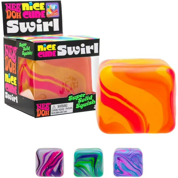 NeeDoh Nice Cube Swirl (No Returns or Refunds)