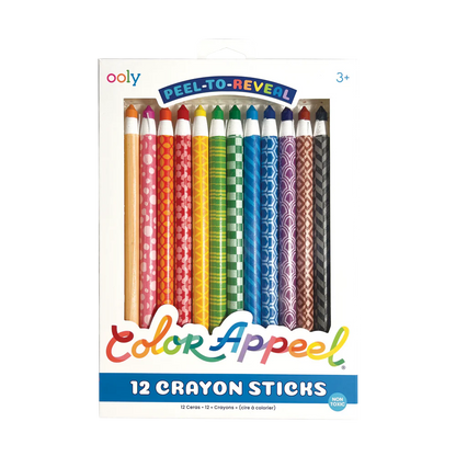 Ooly Color Appeel Crayons Set of 12 - Little Pickles Toy Store
