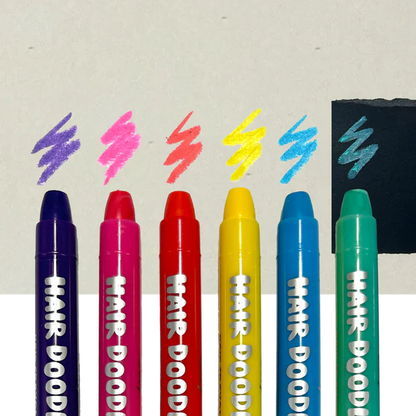 Hair Doodlers Hair Crayons (Set of 6)