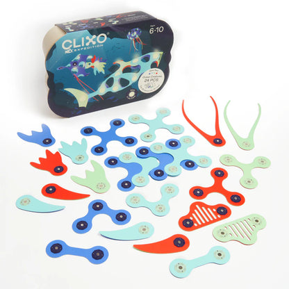 Clixo Deep Ocean Creatures Pack - Little Pickles Toy Store