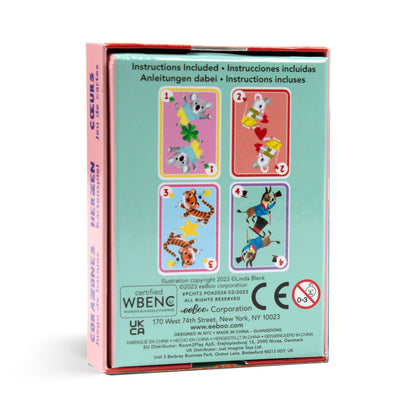 Eeboo Hearts Card Game - Little Pickles Toy Store