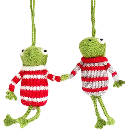 Frog Ornament - Little Pickles Toy Store