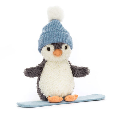 Peanut Penguin Snowboarding Small - Keep Draft - Little Pickles Toy Store