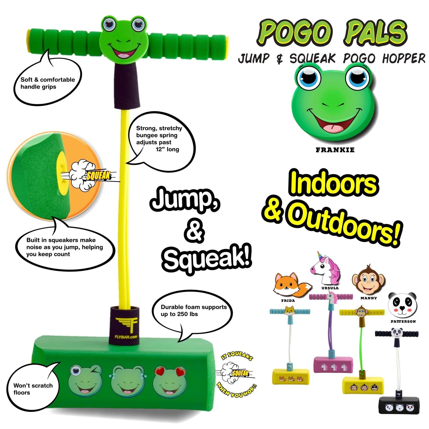 Frankie Frog Pogo Pals Hopper