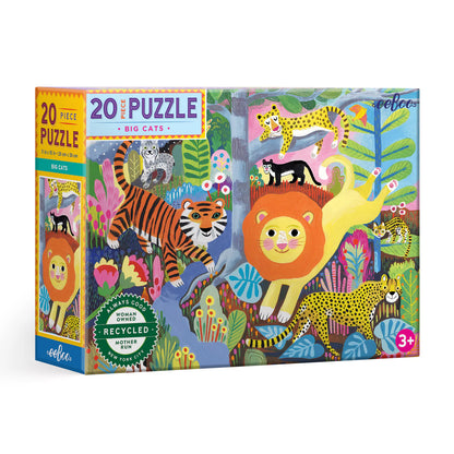 Big Cats 20 Piece Puzzle - Little Pickles Toy Store