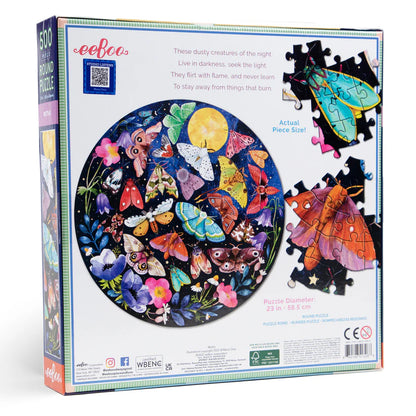 Moths 500pc Puzzle - Little Pickles Toy Store