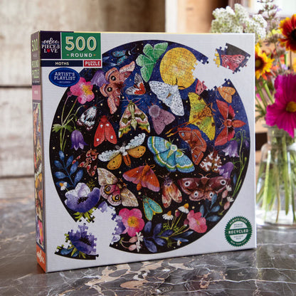 Moths 500pc Puzzle - Little Pickles Toy Store