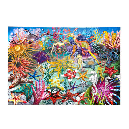Seahorses, Sea Stars & Sea Slugs 100pc Puzzle - Little Pickles Toy Store