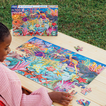 Seahorses, Sea Stars & Sea Slugs 100pc Puzzle - Little Pickles Toy Store