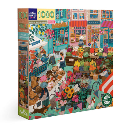 English Green Market 1000 Piece Puzzle - Little Pickles Toy Store