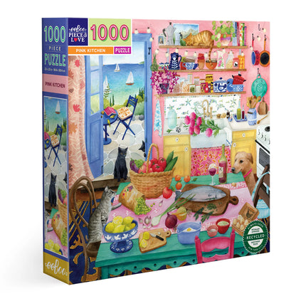 Pink Kitchen 1000 Piece Puzzle - Little Pickles Toy Store
