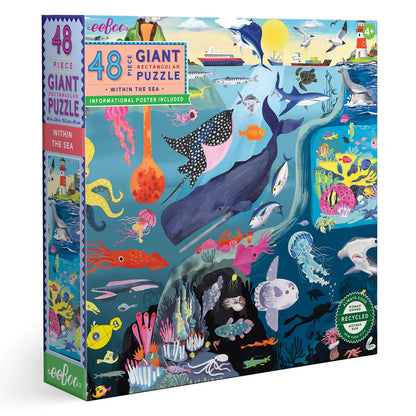 Within the Sea 48 Piece Giant Puzzle - Little Pickles Toy Store