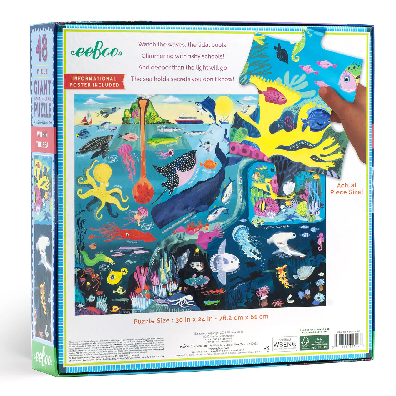 Within the Sea 48 Piece Giant Puzzle