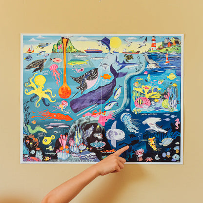 Within the Sea 48 Piece Giant Puzzle - Little Pickles Toy Store
