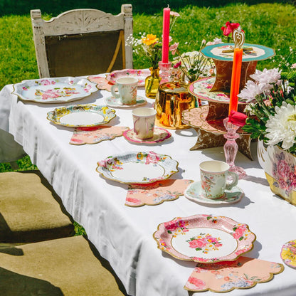 Floral Paper Plates
