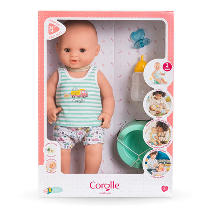 Corolle Paul Drink-and-Wet 14” Baby Doll