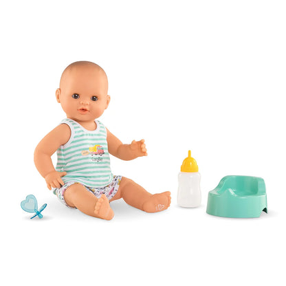 Corolle Paul Drink-and-Wet 14” Baby Doll