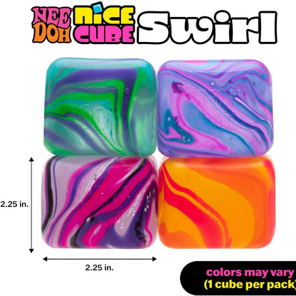 NeeDoh Nice Cube Swirl (No Returns or Refunds)