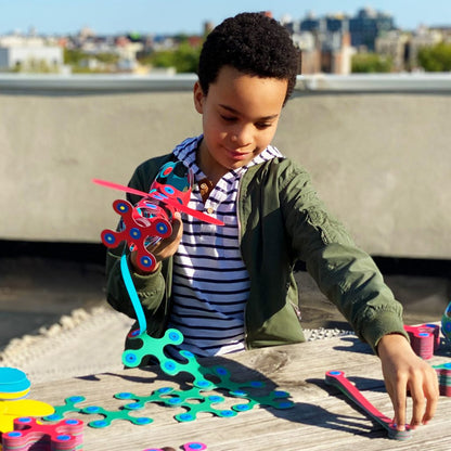 Clixo Rainbow Pack - 42 pieces 8 shapes - Little Pickles Toy Store