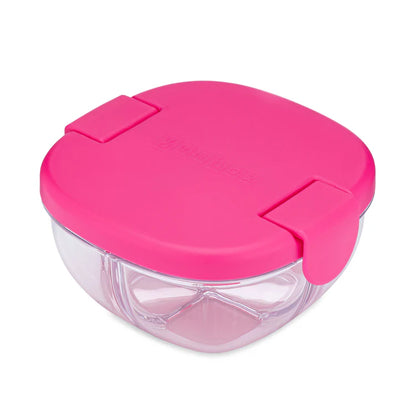 Leakproof Snack Bowl with 3 Compartment