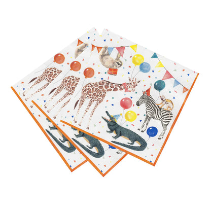 Safari Animal Napkins - 20 Pack
